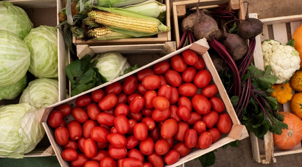 Fresh produce harvest